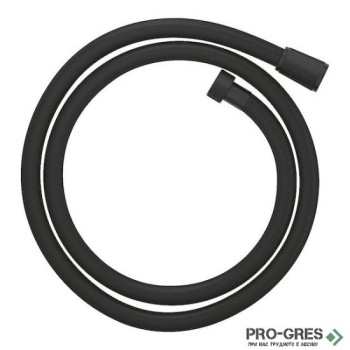 Шлаух за душ, 1.25м, Phantom Black,  Silverflex, Grohe 28362KF1