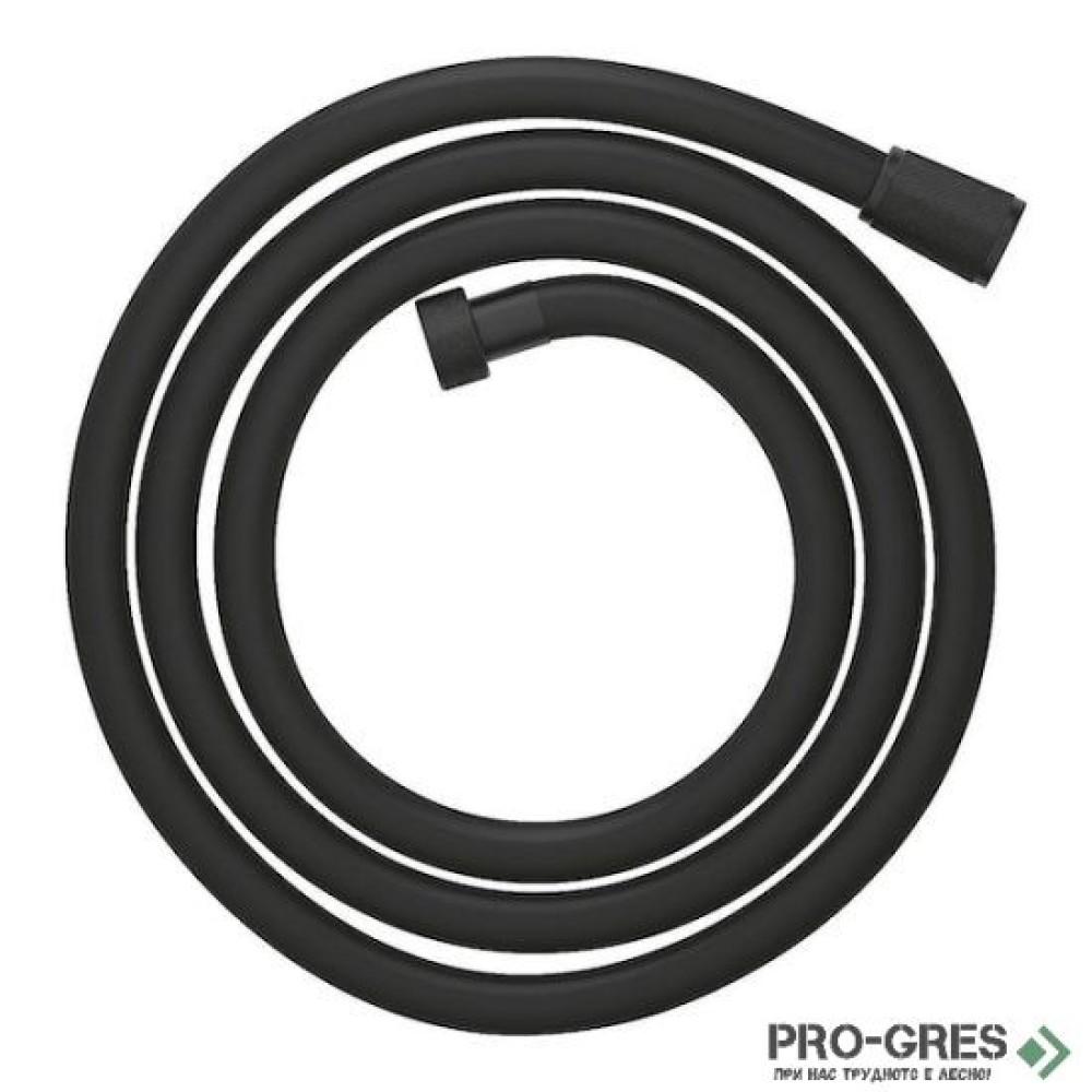 Шлаух за душ, 1.75м, Phantom Black, Silverflex, Grohe 28388KF1