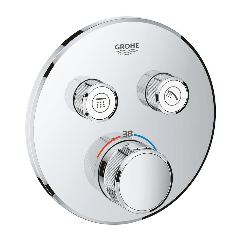 Комплект с термостатен смесител за вграждане, GROHTHERM SMARTCONTROL/Tempesta Grohe 29 119 000