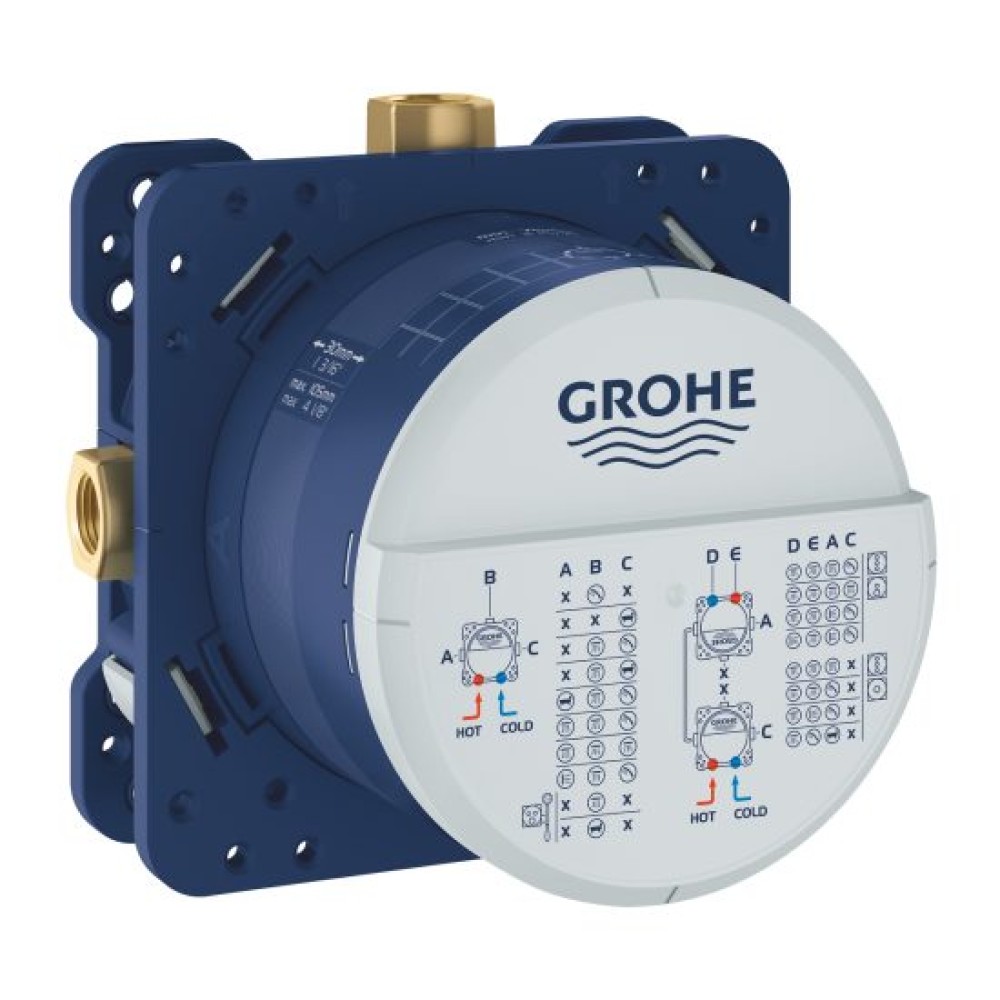 Комплект с термостатен смесител за вграждане, GROHTHERM SMARTCONTROL/Tempesta Grohe 29 119 000