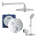 Комплект с термостатен смесител за вграждане, GROHTHERM SMARTCONTROL/Tempesta Grohe 29 119 000