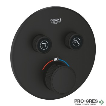 Термостат за вграждане, за вана/душ, Grohtherm SmartControl, Grohe 29507KF0
