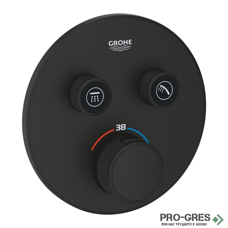 Термостат за вграждане, за вана/душ, Grohtherm SmartControl, Grohe 29507KF0