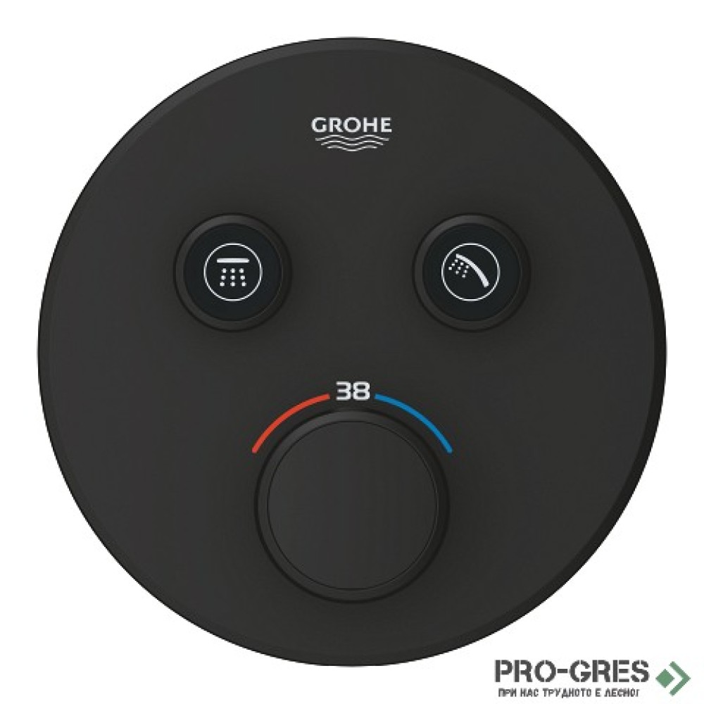 Термостат за вграждане, за вана/душ, Grohtherm SmartControl, Grohe 29507KF0