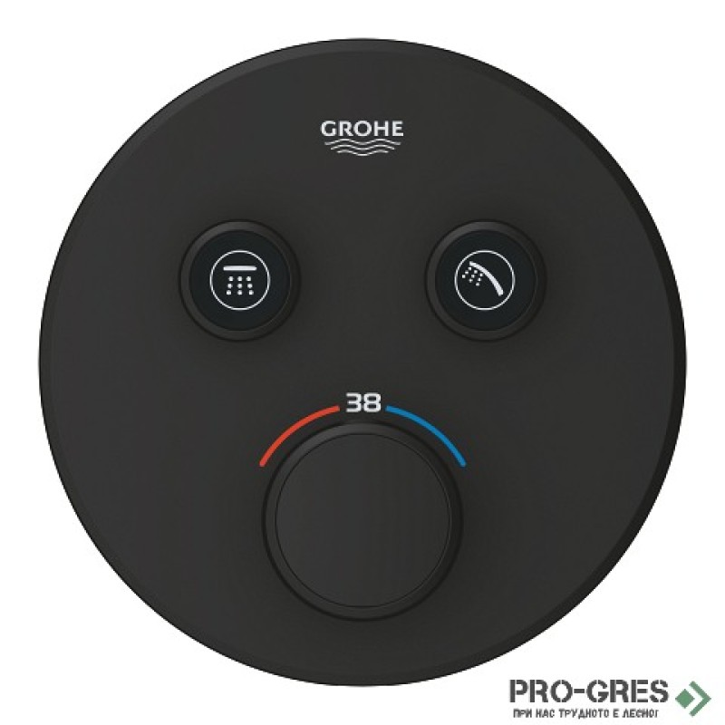 Термостат за вграждане, за вана/душ, Grohtherm SmartControl, Grohe 29507KF0
