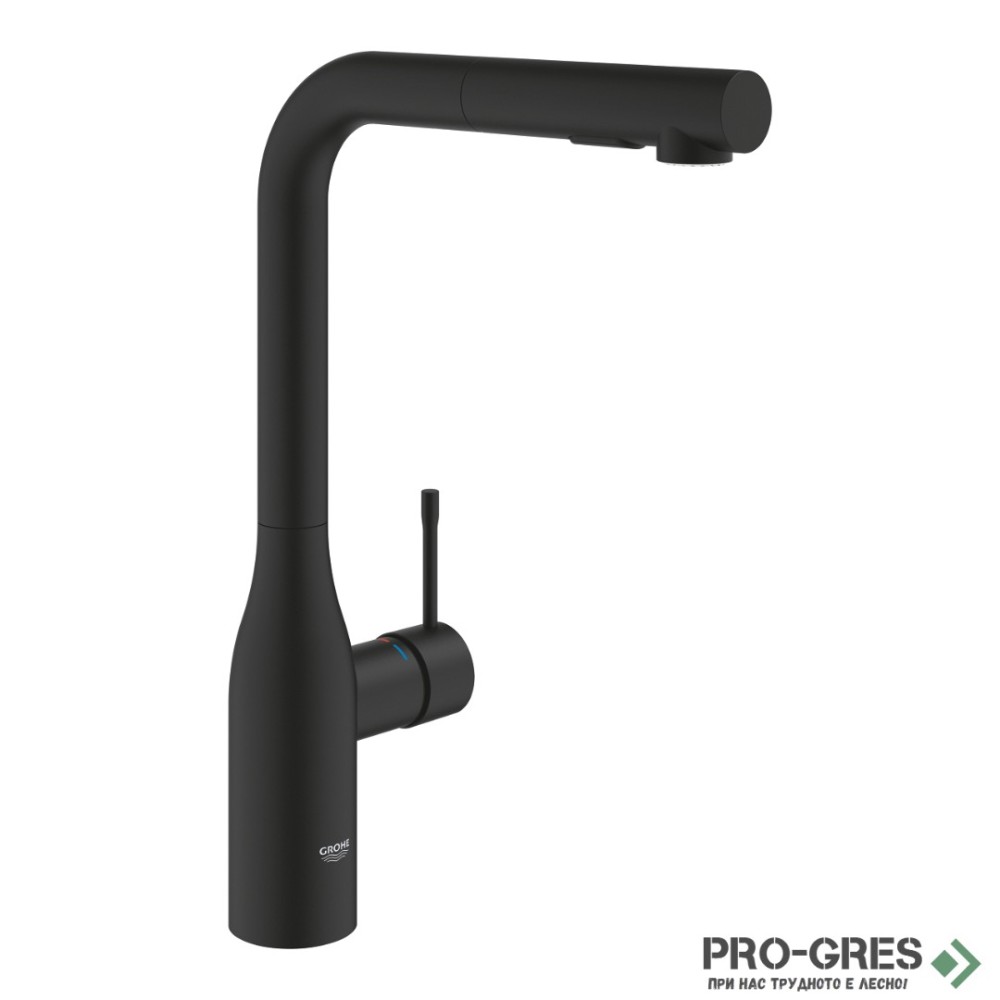 Смесител за мивка, издърпващ се, L-чучур, Essence, Grohe 30504KF0