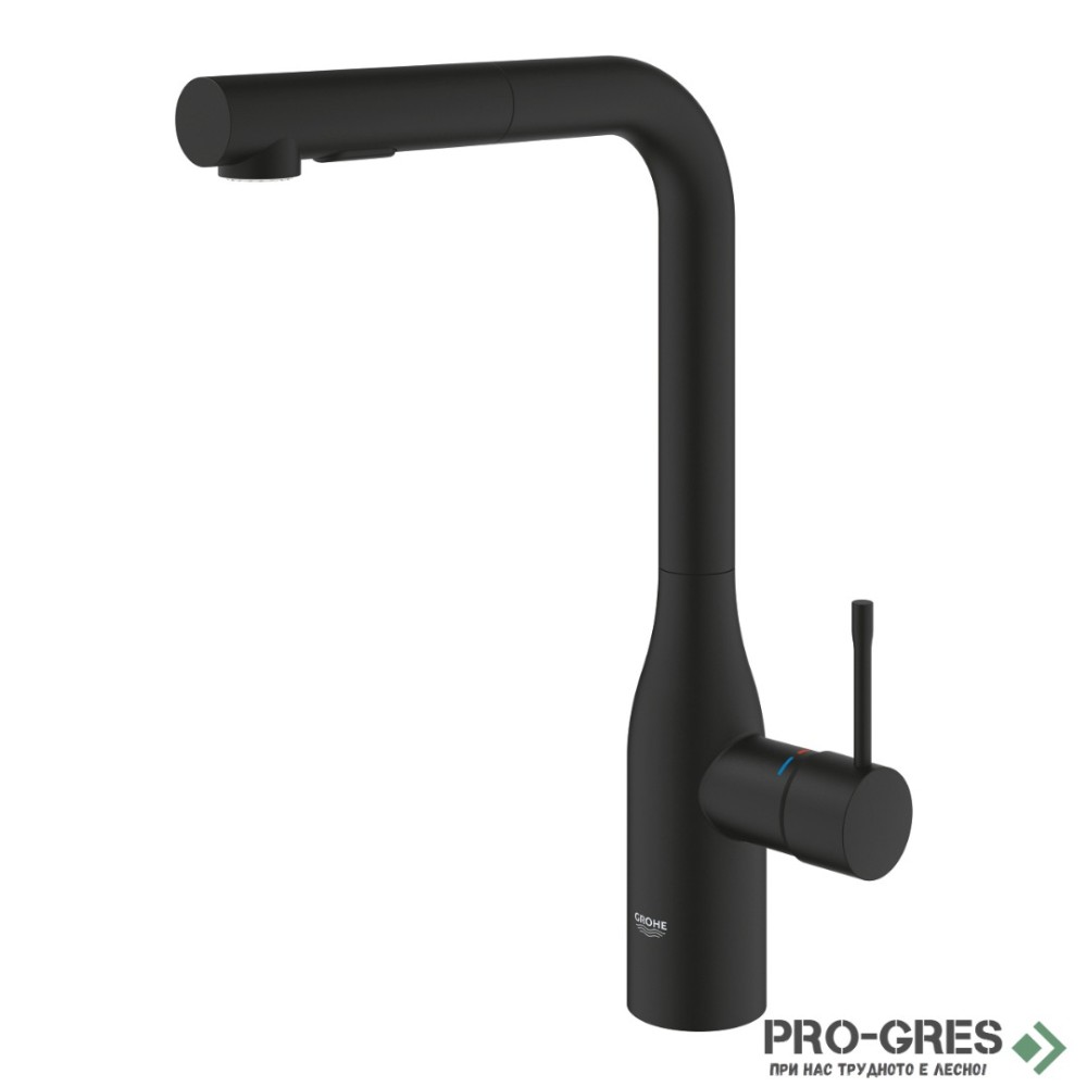Смесител за мивка, издърпващ се, L-чучур, Essence, Grohe 30504KF0