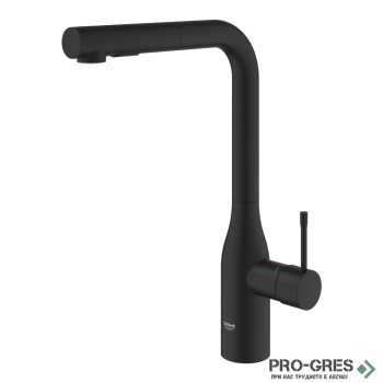 Смесител за мивка, издърпващ се, L-чучур, Essence, Grohe 30504KF0