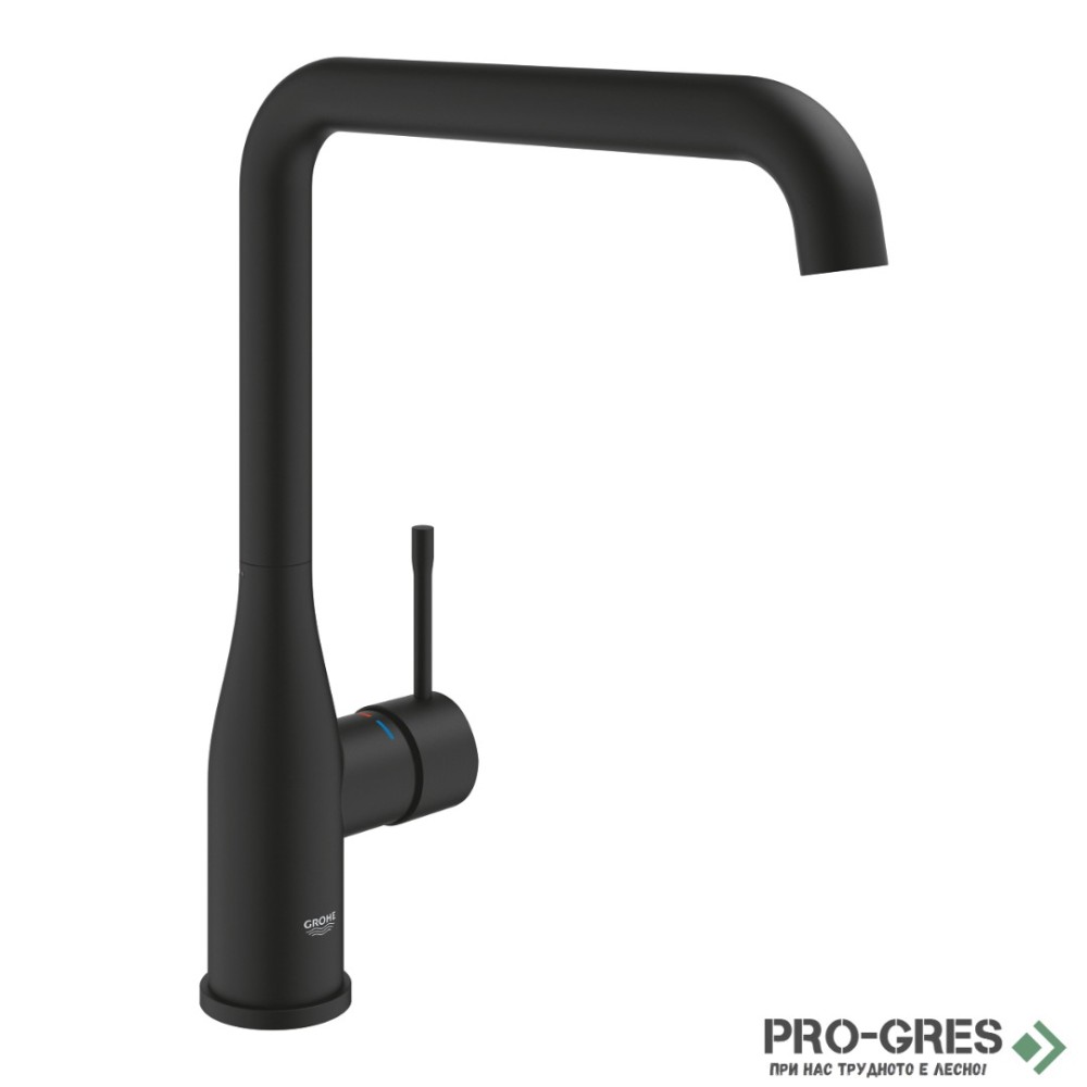 Смесител за мивка, черен мат, Essence, Grohe 30505KF0