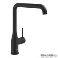 Смесител за мивка, черен мат, Essence, Grohe 30505KF0
