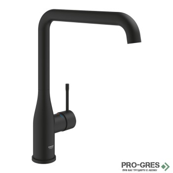 Смесител за мивка, черен мат, Essence, Grohe 30505KF0