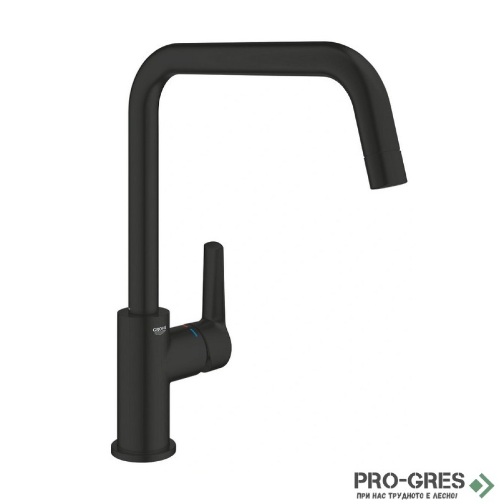 Смесител за кухня, черен мат, Eurosmart, Grohe 305672430