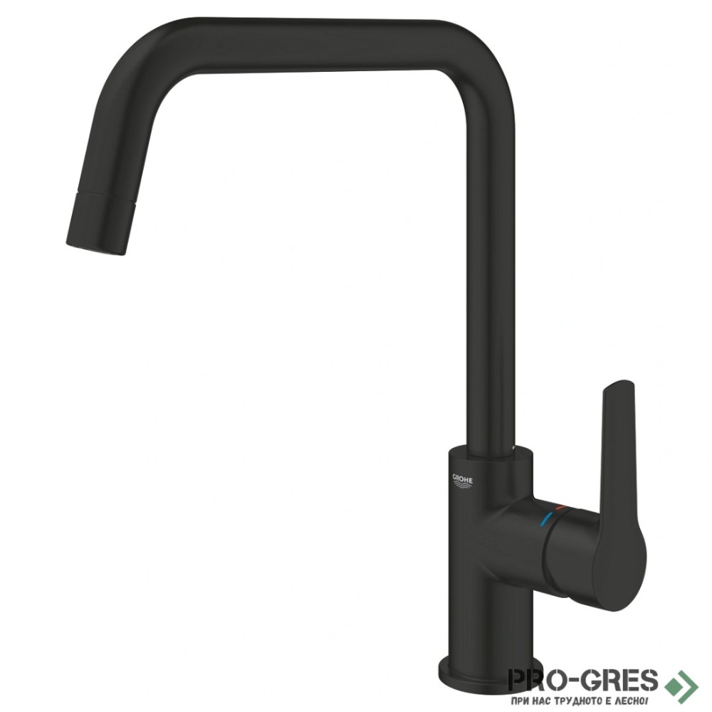 Смесител за кухня, черен мат, Eurosmart, Grohe 305672430