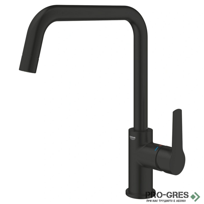 Смесител за кухня, черен мат, Eurosmart, Grohe 305672430