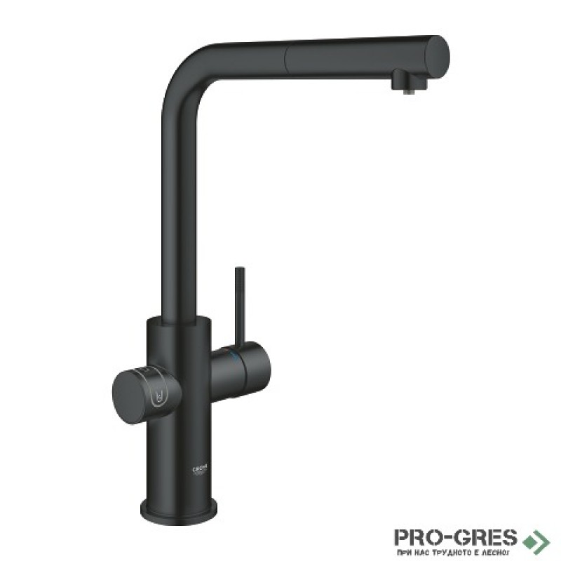 Смесител за кухня, със система за филтриране GROHE BLUE HOME, Grohe 31 539 KS0