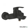 Смесител за душ/вана, стенен, черен мат, Eurosmart, Grohe 333002433