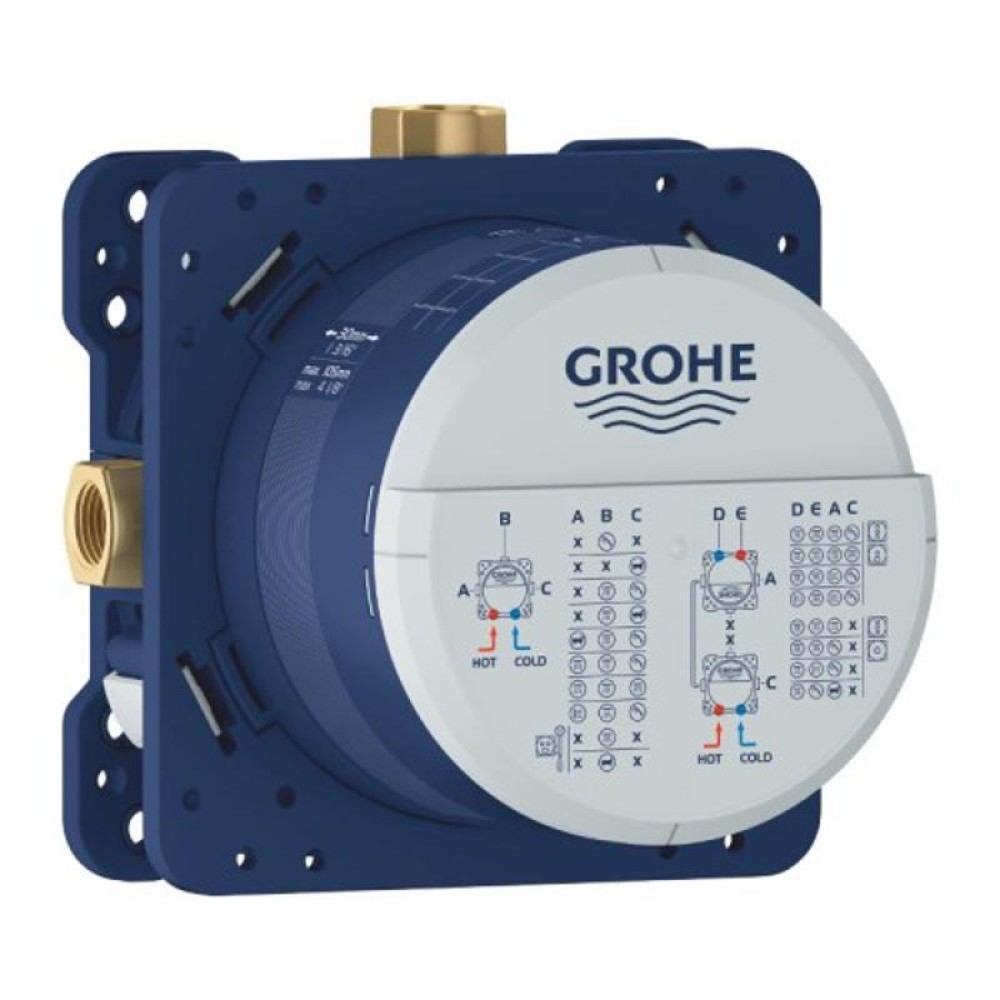 Комплект термостатен смесител за вграждане, душ пита- хром GROHTHERM SMARTCONTROL TEMPESTA Grohe 34 727 000