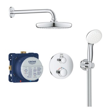 Комплект термостатен смесител за вграждане, душ пита- хром GROHTHERM SMARTCONTROL TEMPESTA Grohe 34727000