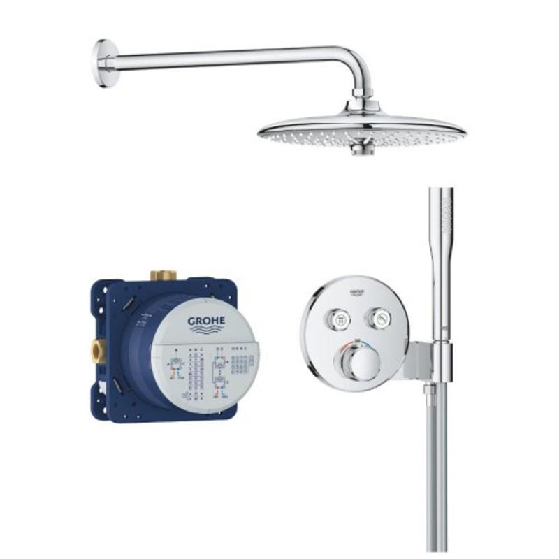 Комплект с термостатен смесител за вграждане,SMARTCONTROL EUPHORIA Grohe 35 600 000