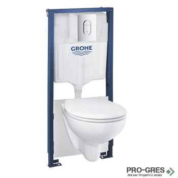 ПРОМО Комплект казанче за вграждане,тоалетна и активатор Rapid SL 5в1 Bau Ceramic Grohe 36500000