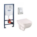ПРОМО KOMPLEKT RAPID SL 5в1 тоалетна без ръб BauEdge+структура Grohe 38528001