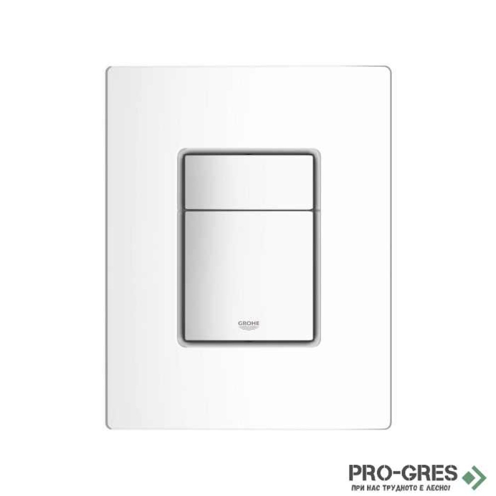Бутон, за структура, бял, квадратен, Skate Cosmopolitan, Grohe 38 732 SH0