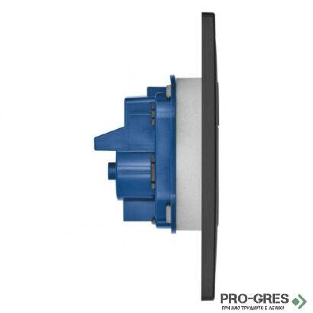 Бутон за структура, черен мат, Arena Cosmopolitan, Grohe 38844 KF0