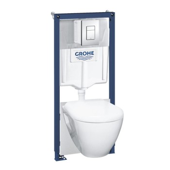 ПРОМО Комплект 4в1 Solido Perfect тоалетна и структура Grohe 39186000 