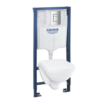 ПРОМО Комплект тоалетна чиния+вградено казанче GROHE Solido и кубичен активатор 39467000