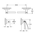 КОМПЛЕКТ Аксесоари за баня,3в1 Grohe Essentials 40 775 001