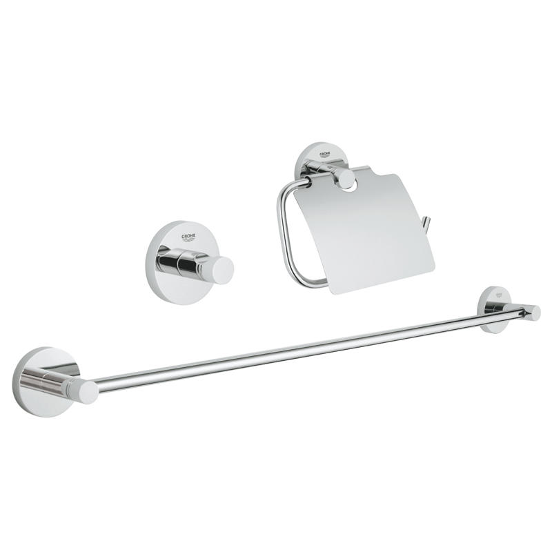 КОМПЛЕКТ Аксесоари за баня,3в1 Grohe Essentials 40 775 001
