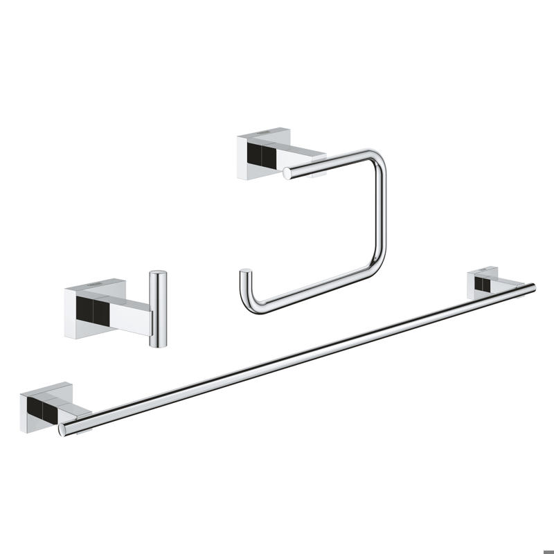 Комплект аксесоари за баня 3в1, Grohe Essentials Cube 40 777 001