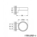 Чаша + държач, черен мат, Grohe 41 217 KF0