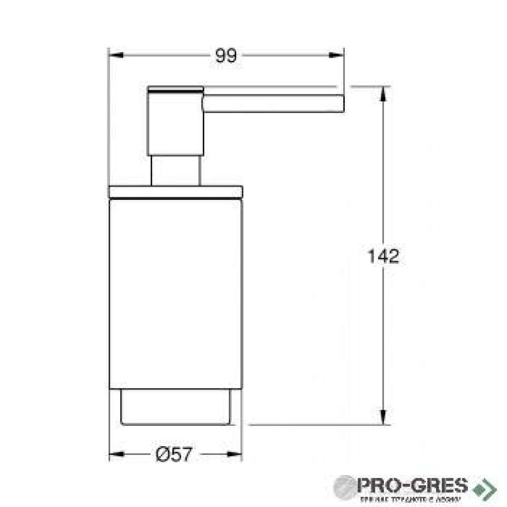 Дозатор за течен сапун, Phantom Black, Grohe 41 217 KF0
