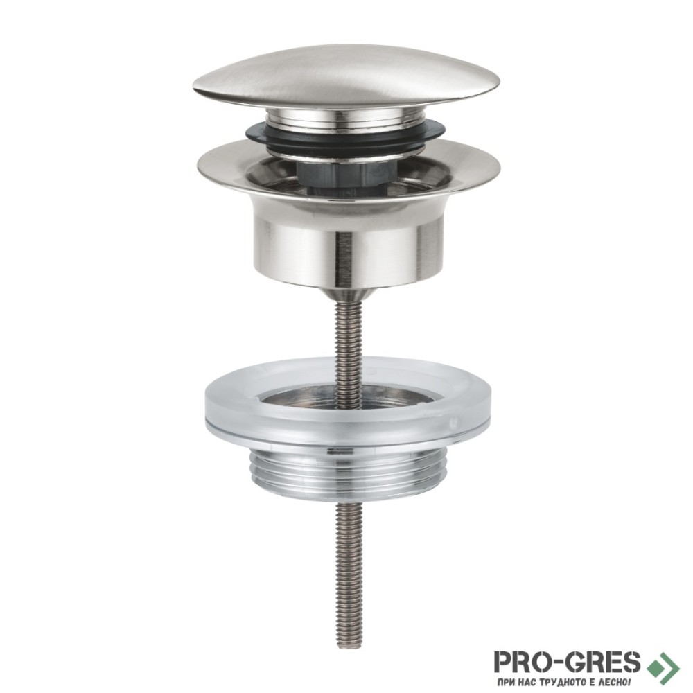 Клик-клак сифон за мивка SuperSteel Grohe 65807DC0