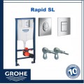 Структура за вграждане GROHE Rapid SL с бутон по избор