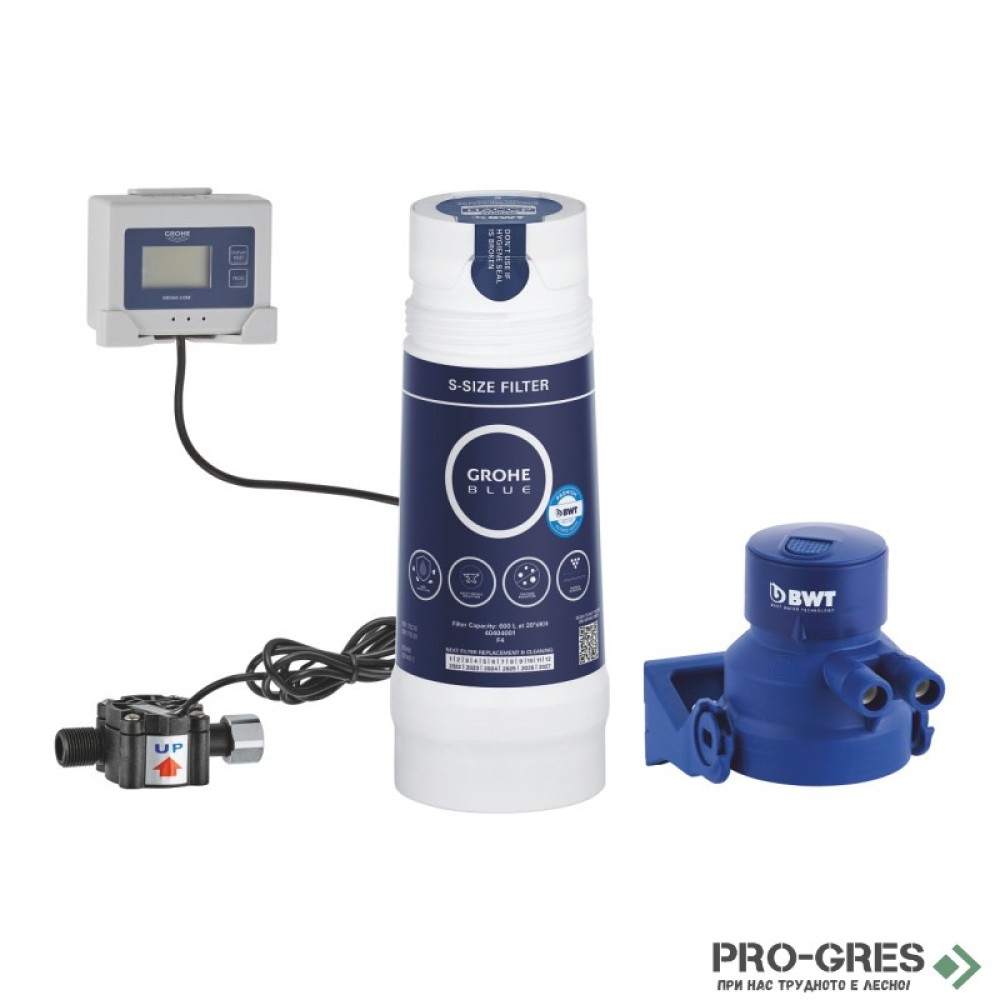 Смесител за филтрирана вода + филтър S-размер, Blue Pure Minta, Grohe 30590KF0
