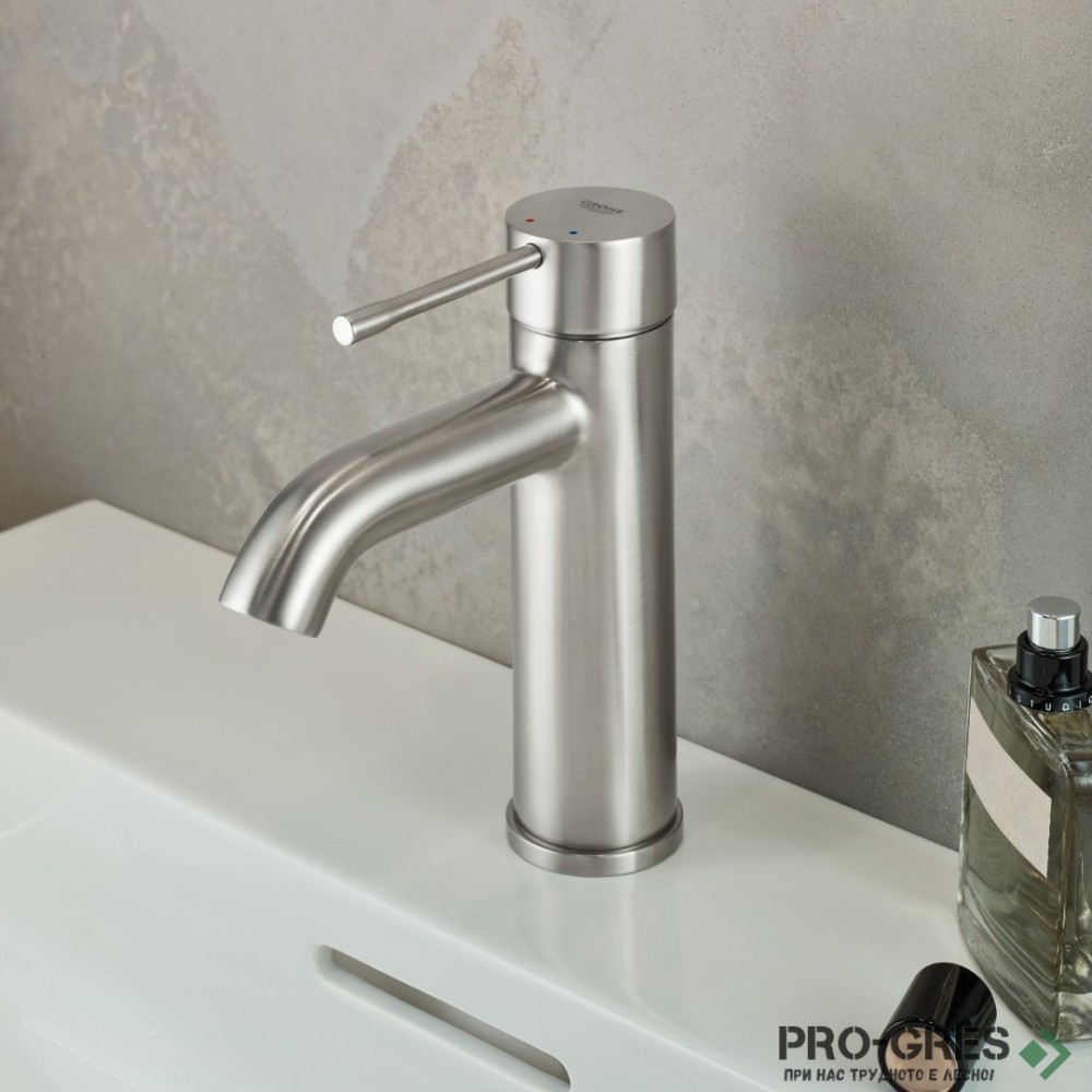 Смесител за умивалник S-размер с витло Super Steel Essence Grohe 24171DC1