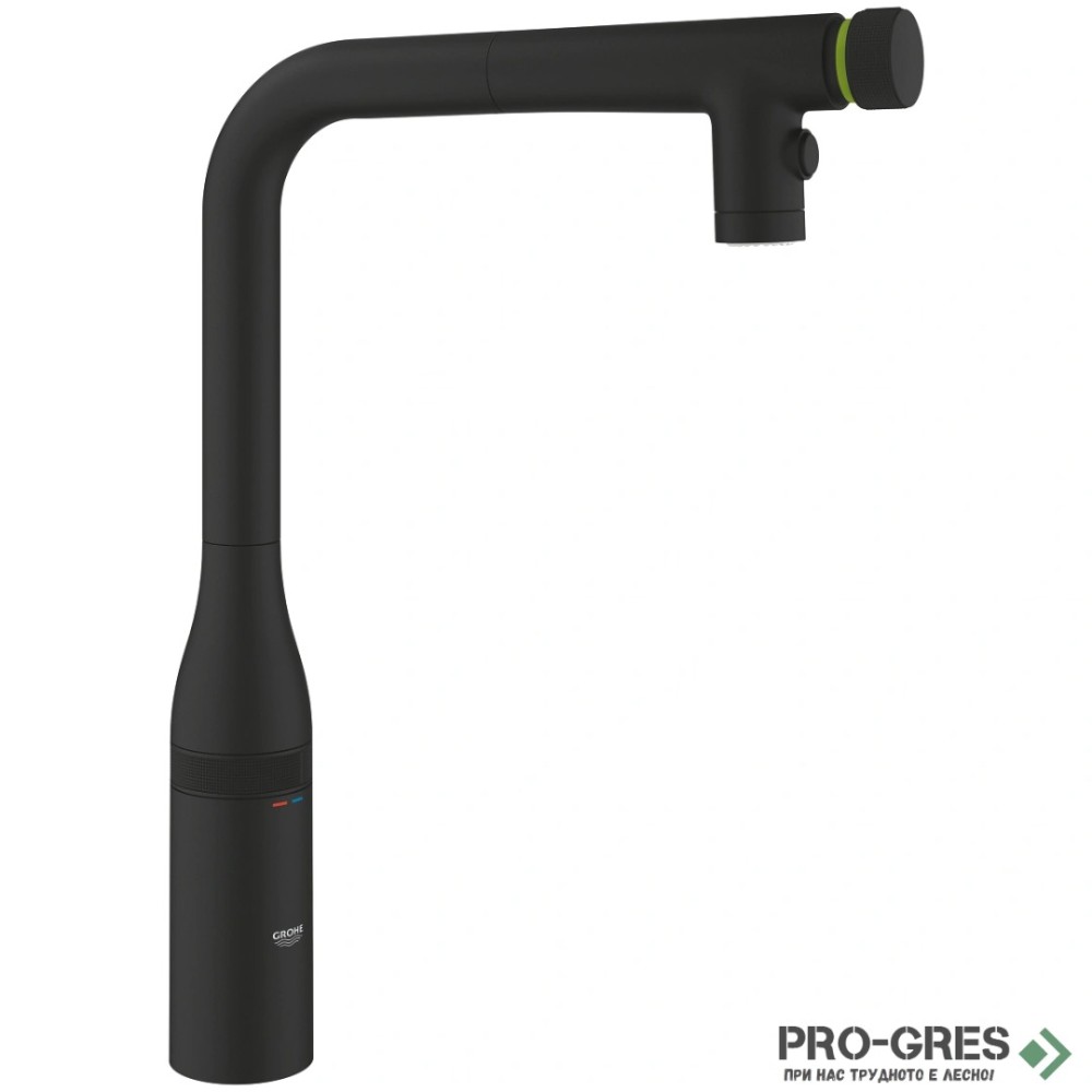 Смесител за кухня, с издърпващ се чучур, Essence SmartControl, Grohe 31892KF0