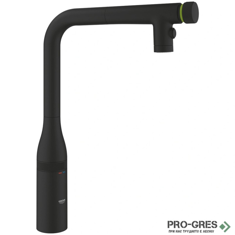 Смесител за кухня, с издърпващ се чучур, Essence SmartControl, Grohe 31892KF0