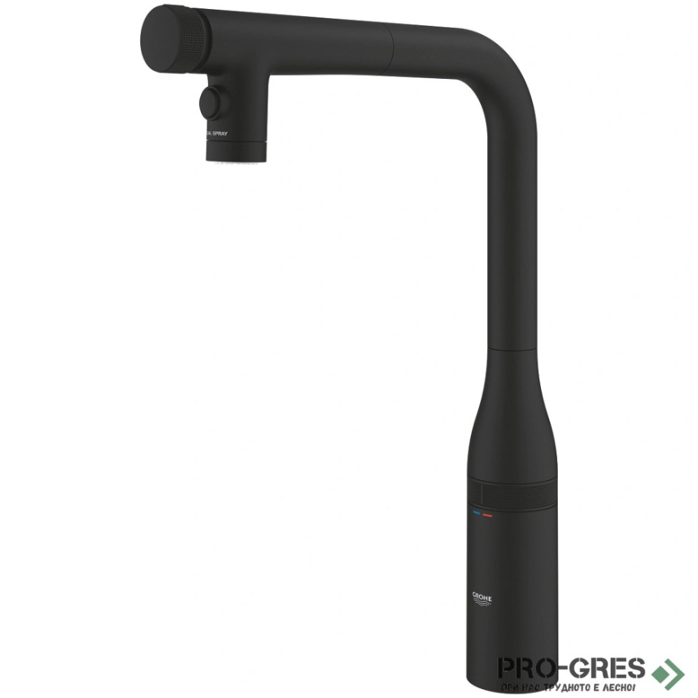 Смесител за кухня, с издърпващ се чучур, Essence SmartControl, Grohe 31892KF0