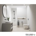 Комплект Стенен смесител с тяло за вграждане, М-размер,Brushed Hard Graphite Essence, Grohe 29192AL1