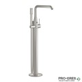 Смесител за вана с ръчен душ,подов монтаж,SuperSteel Esence Grohe 23491DC1