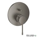 Смесител за вграждане за душ,BRUSHED Hard Graphite,Essence,Grohe 24167AL1