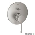 Смесител за вграждане за душ,Essence SuperSteel,Grohe 24167DC1