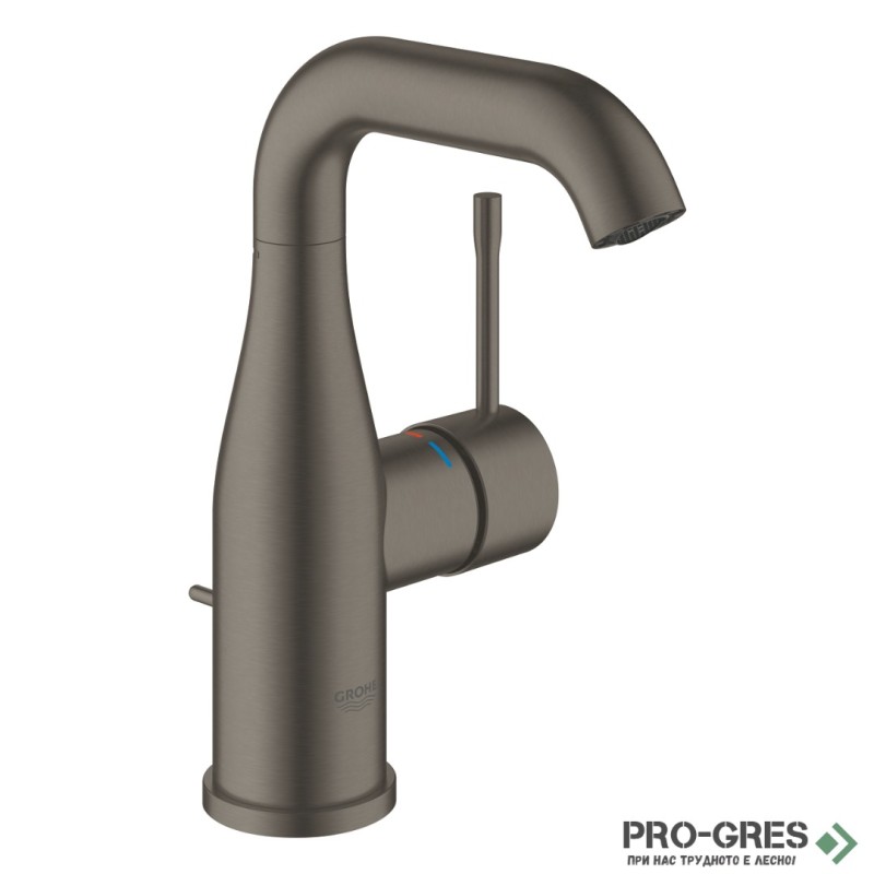 Смесител за мивка М-размер с витло ,Brushed Hard Graphite GROHE ESSENCE 24173AL1