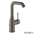 Смесител за мивка L-размер с витло ,Brushed Hard Graphite GROHE ESSENCE 24174AL1