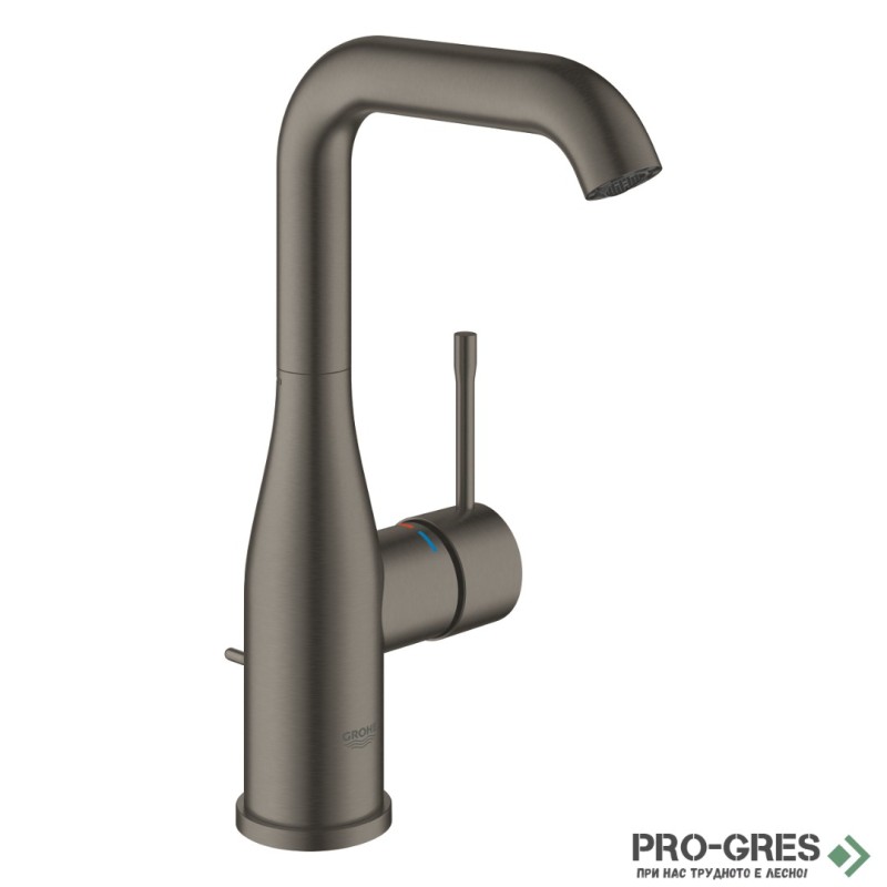 Смесител за мивка L-размер с витло ,Brushed Hard Graphite GROHE ESSENCE 24174AL1