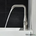 Смесител за мивка L-размер с витло ,SuperSteel GROHE ESSENCE 24174DC1