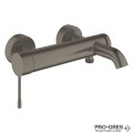 Смесител за вана/душ с чучур, BRUSHED Hard Graphite,Essence ,Grohe 25250AL1